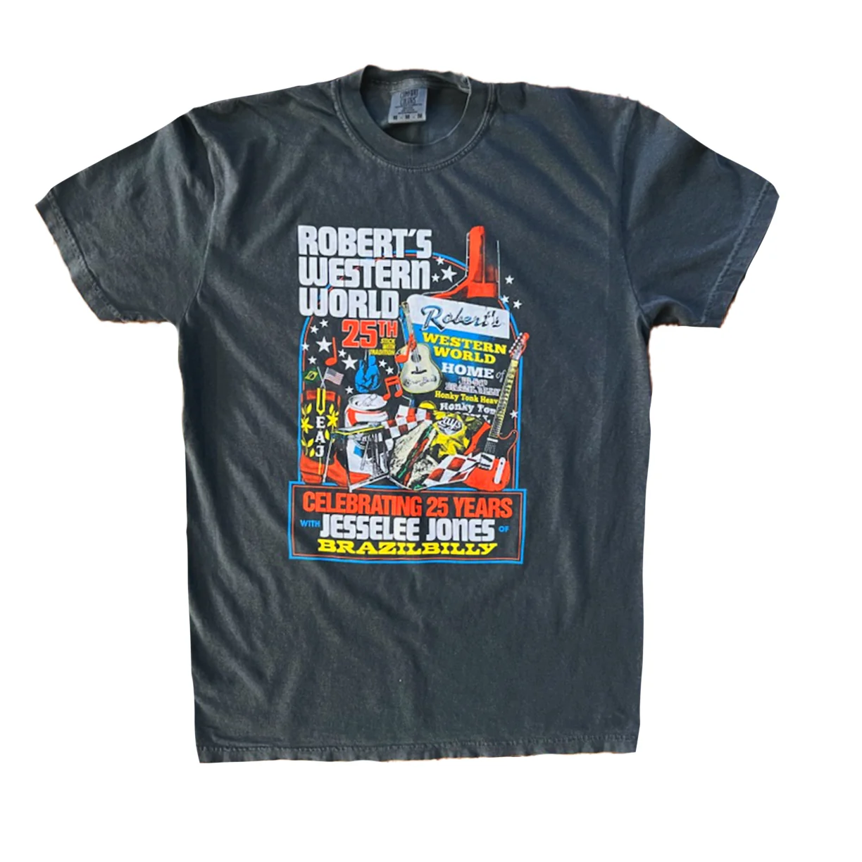 Robert’s Western World anniversary T-shirt design.